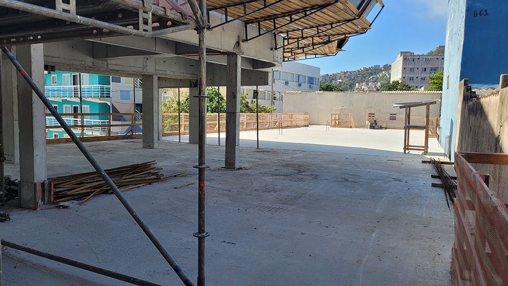 Vista Aérea da Estrutura